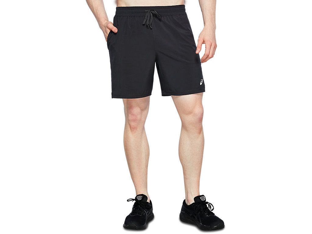 ASICS MEN'S 7" TRAINING GRAPHITE GREY SHORTS