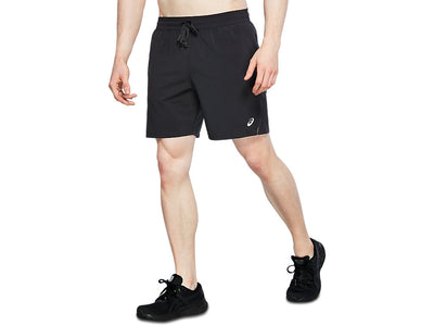 ASICS MEN'S 7" TRAINING GRAPHITE GREY SHORTS