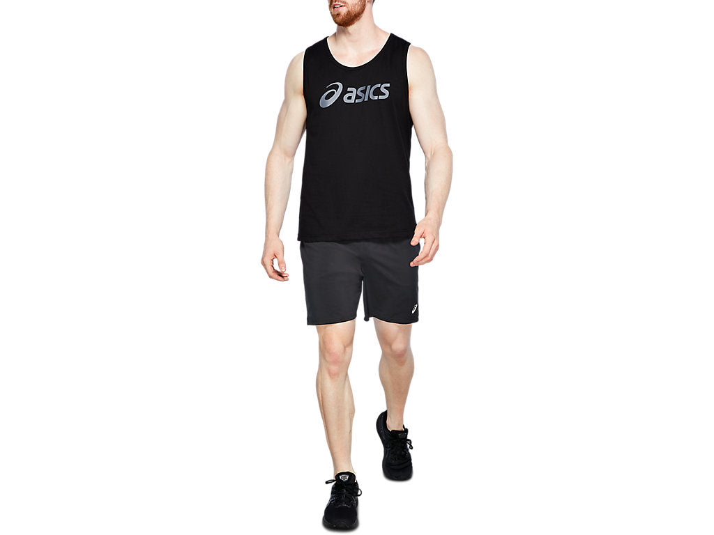 ASICS MEN'S 7" TRAINING GRAPHITE GREY SHORTS
