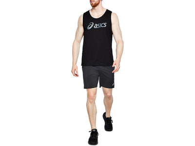 ASICS MEN'S 7" TRAINING GRAPHITE GREY SHORTS