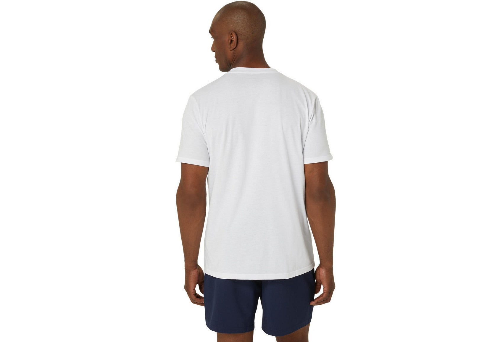 Asics Men's Spiral Embroidery White Tee