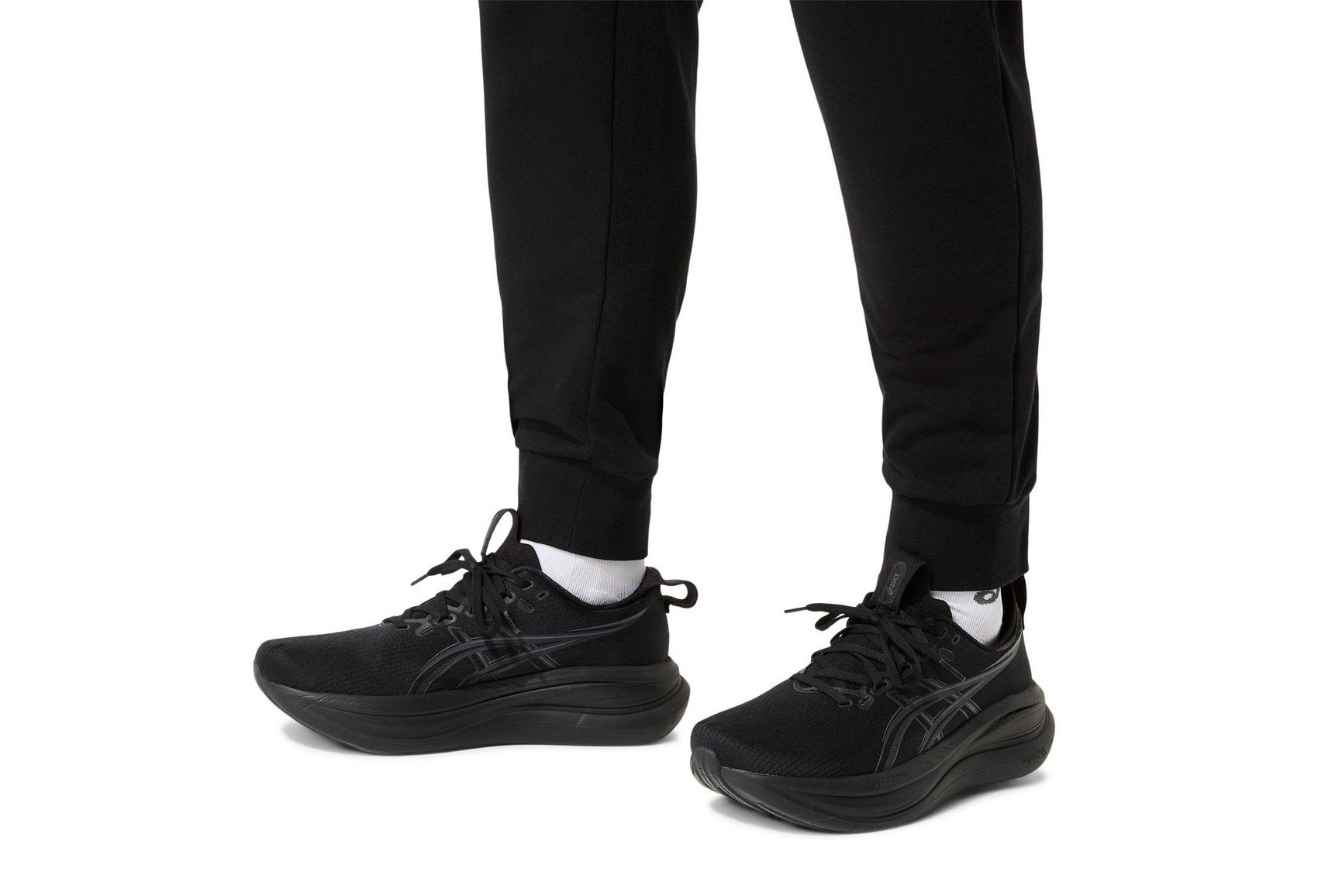 Asics Men's French Terry Black Trackpants