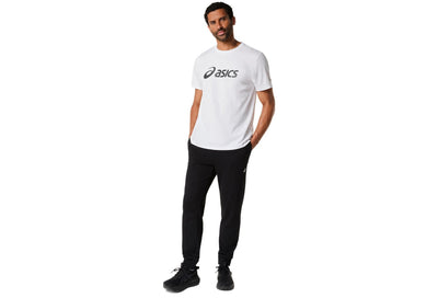 Asics Men's French Terry Black Trackpants