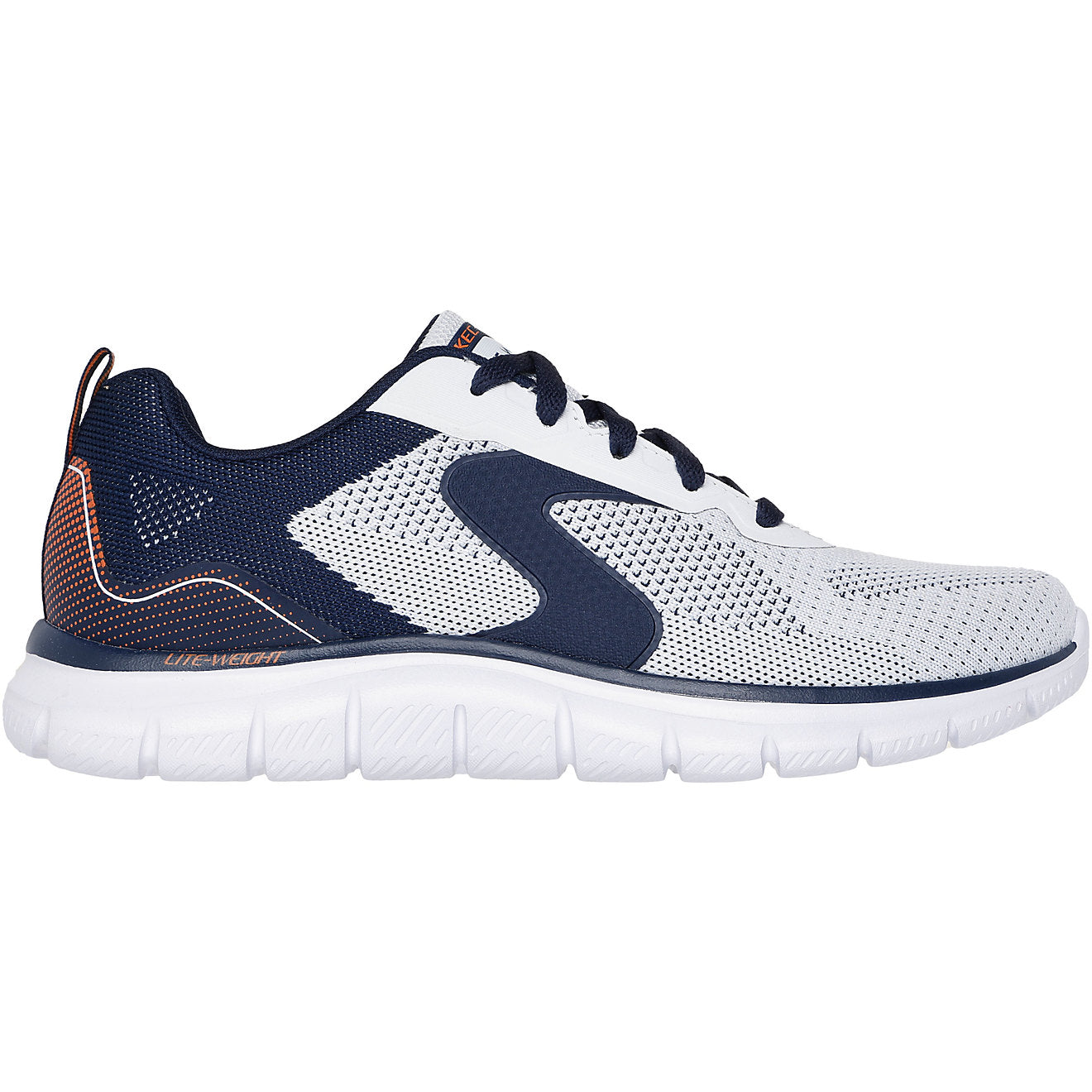 Skechers Men's Track Lerko White/Navy Training Shoes