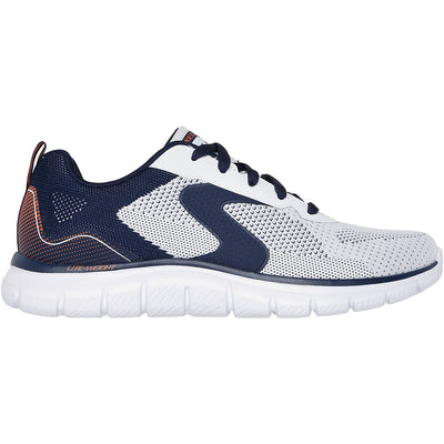 Skechers Men's Track Lerko White/Navy Training Shoes