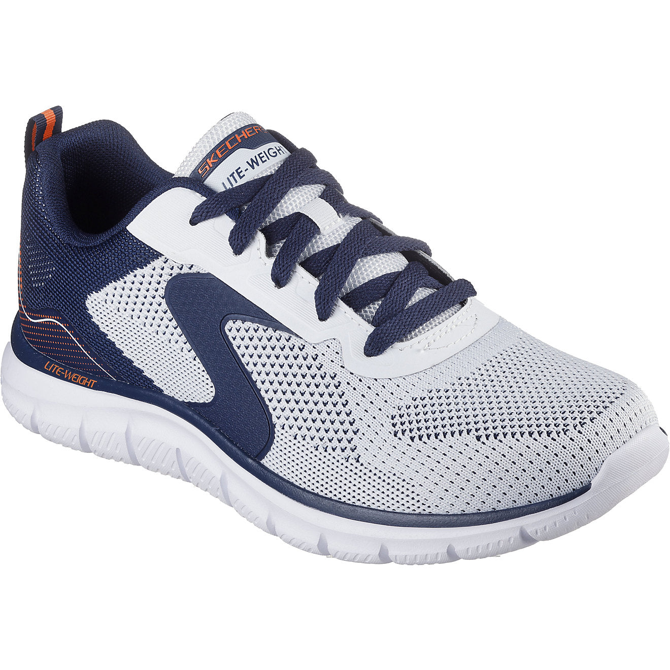 Skechers Men's Track Lerko White/Navy Training Shoes