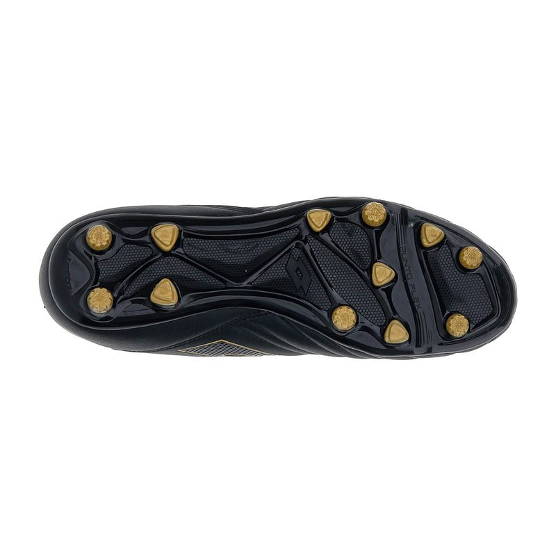 Lotto Mens Stadio 705 Fg Black/Gold Football Boots