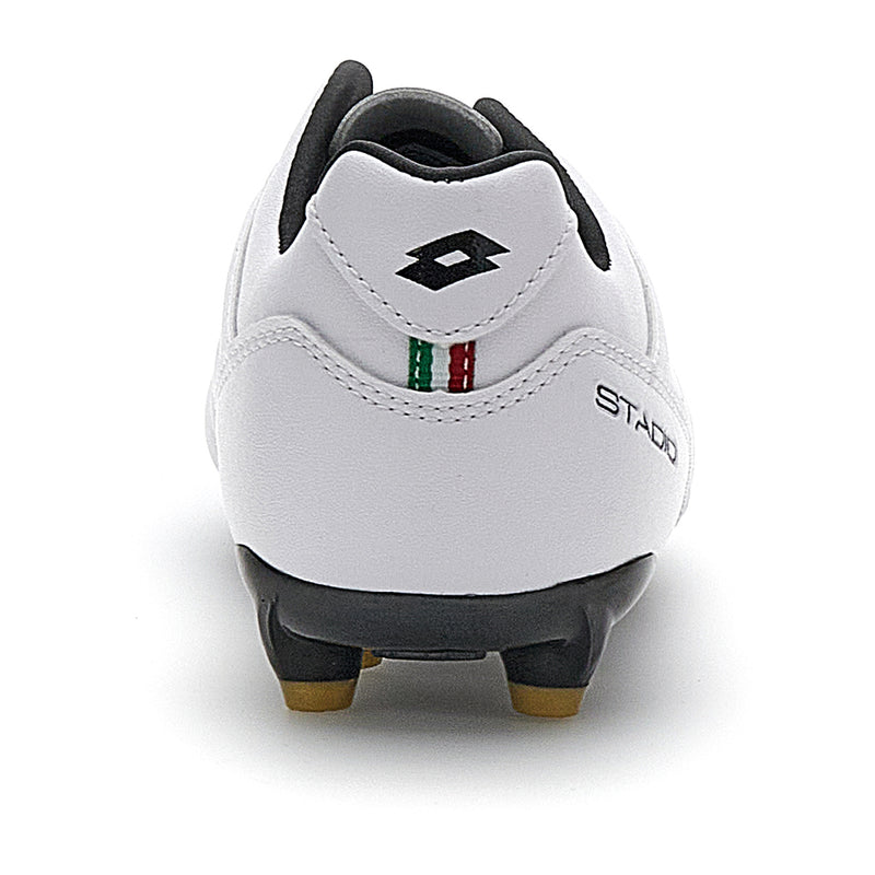 Lotto Kid's Stadio 705 Fg White/Gold Football Boots