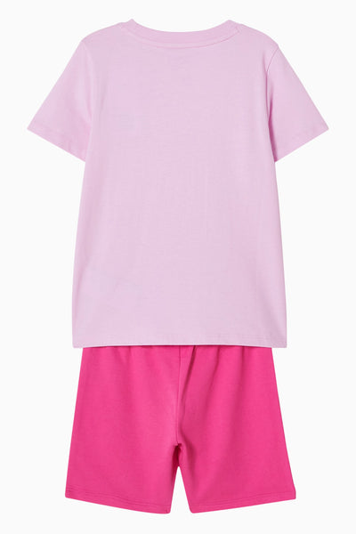 PUMA KID'S MINICATS ESSENTIALS MAUVE/PINK SET