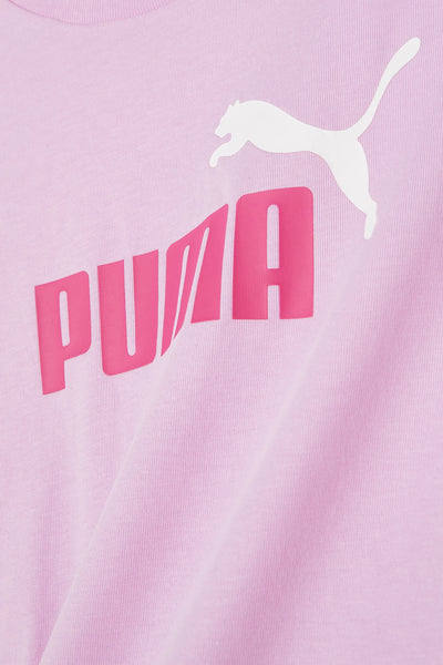PUMA KID'S MINICATS ESSENTIALS MAUVE/PINK SET