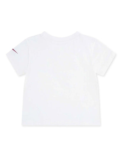 Nike Kid's Swoosh Graphic White Tee