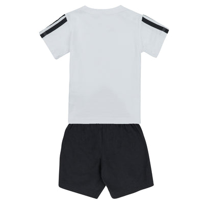 Adidas Kid's 3-Stripes White/Black Set