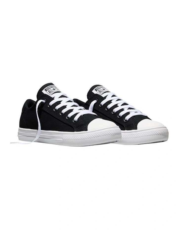 CONVERSE UNISEX DAY 1 LOW TOP BLACK/WHITE SNEAKER SHOES