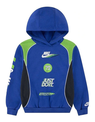 Nike Kid's Victory Lap French Terry Royal Blue Hoodie
