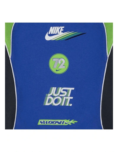 Nike Kid's Victory Lap French Terry Royal Blue Hoodie