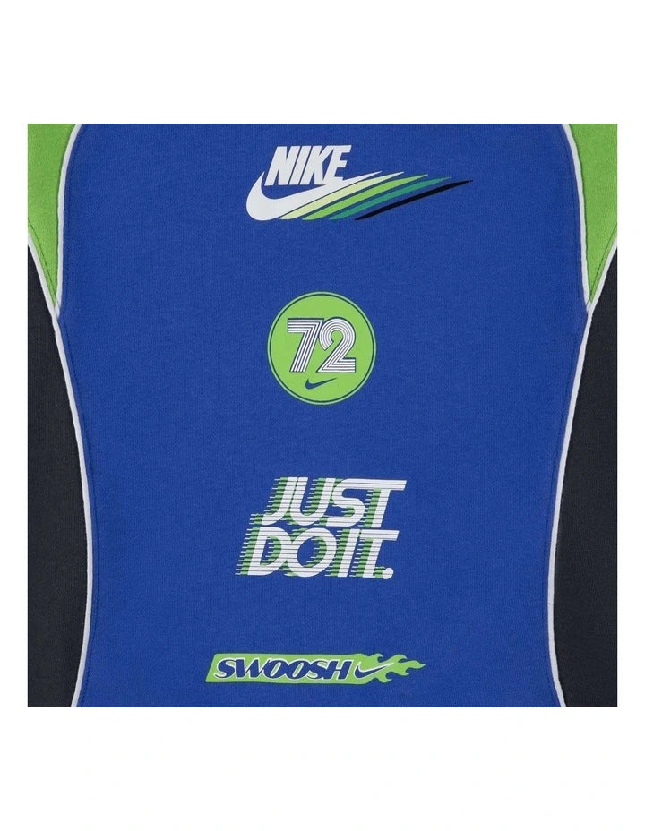 Nike Kid's Victory Lap French Terry Royal Blue Hoodie