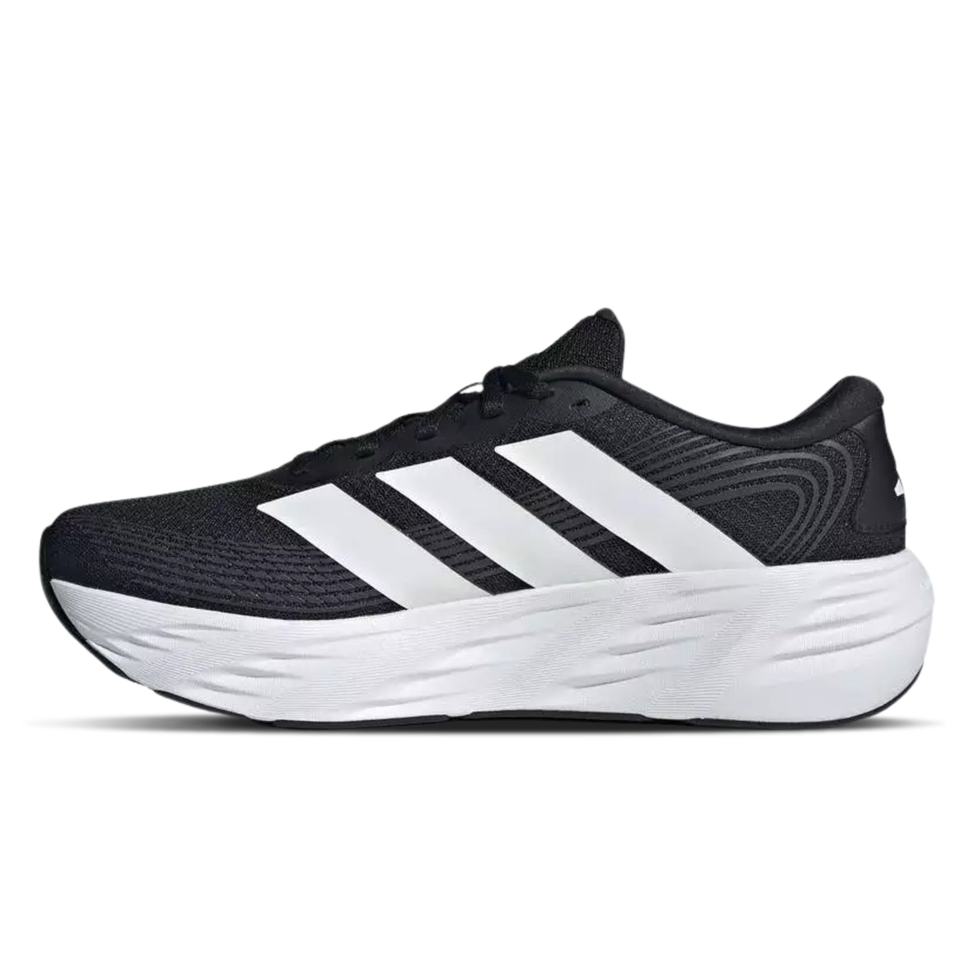 ADIDAS MEN'S GALAXY 8 BLACK/WHITE RUNNING SHOES