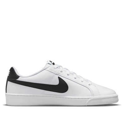 NIKE MEN'S COURT ROYALE WHITE/BLACK SNEAKER SHOES