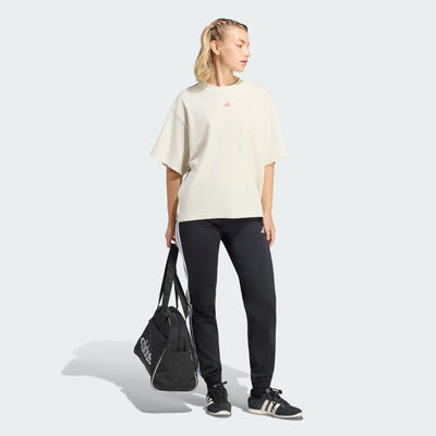 ADIDAS WOMEN'S 3-STRIPES STUDIO GRAPHIC CHALK WHITE TEE