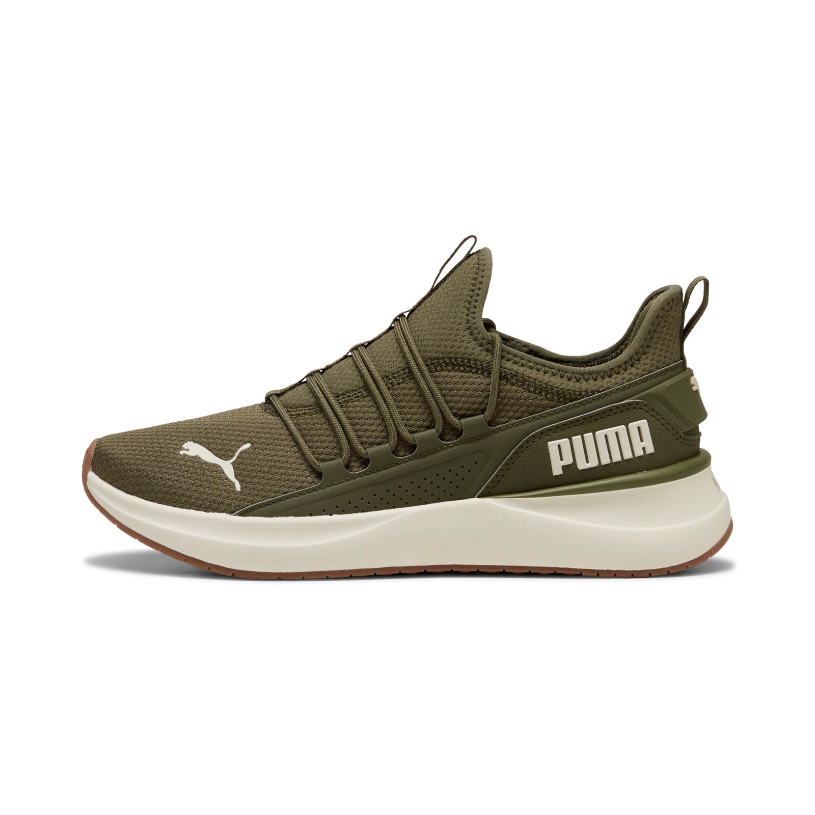 PUMA MEN'S SOFTRIDE CARSON 2 PULSE ALPINE/GREEN RUNNING SHOES