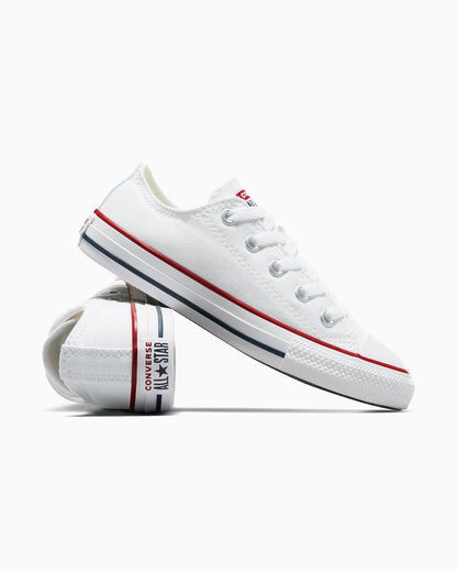 Converse Kids Chuck Taylor All Star Low Top White Shoe