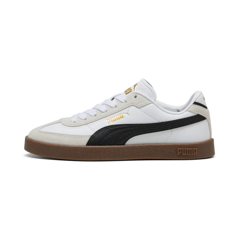 PUMA KID's CLUB II ERA V WHITE/BLACK SNEAKER SHOES