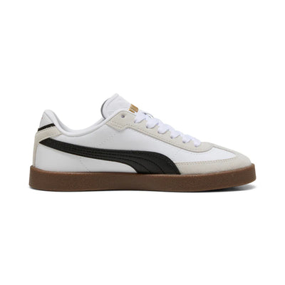 PUMA KID's CLUB II ERA V WHITE/BLACK SNEAKER SHOES