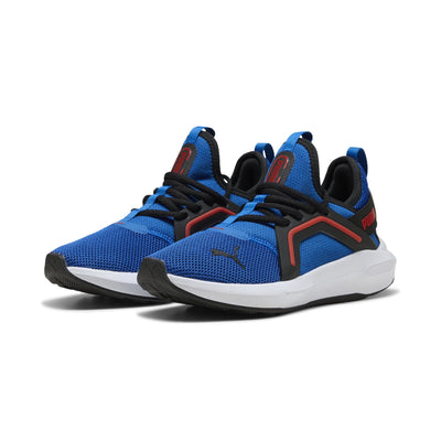 Puma Junior Softride Enzo Royal/Red Sneaker Shoes