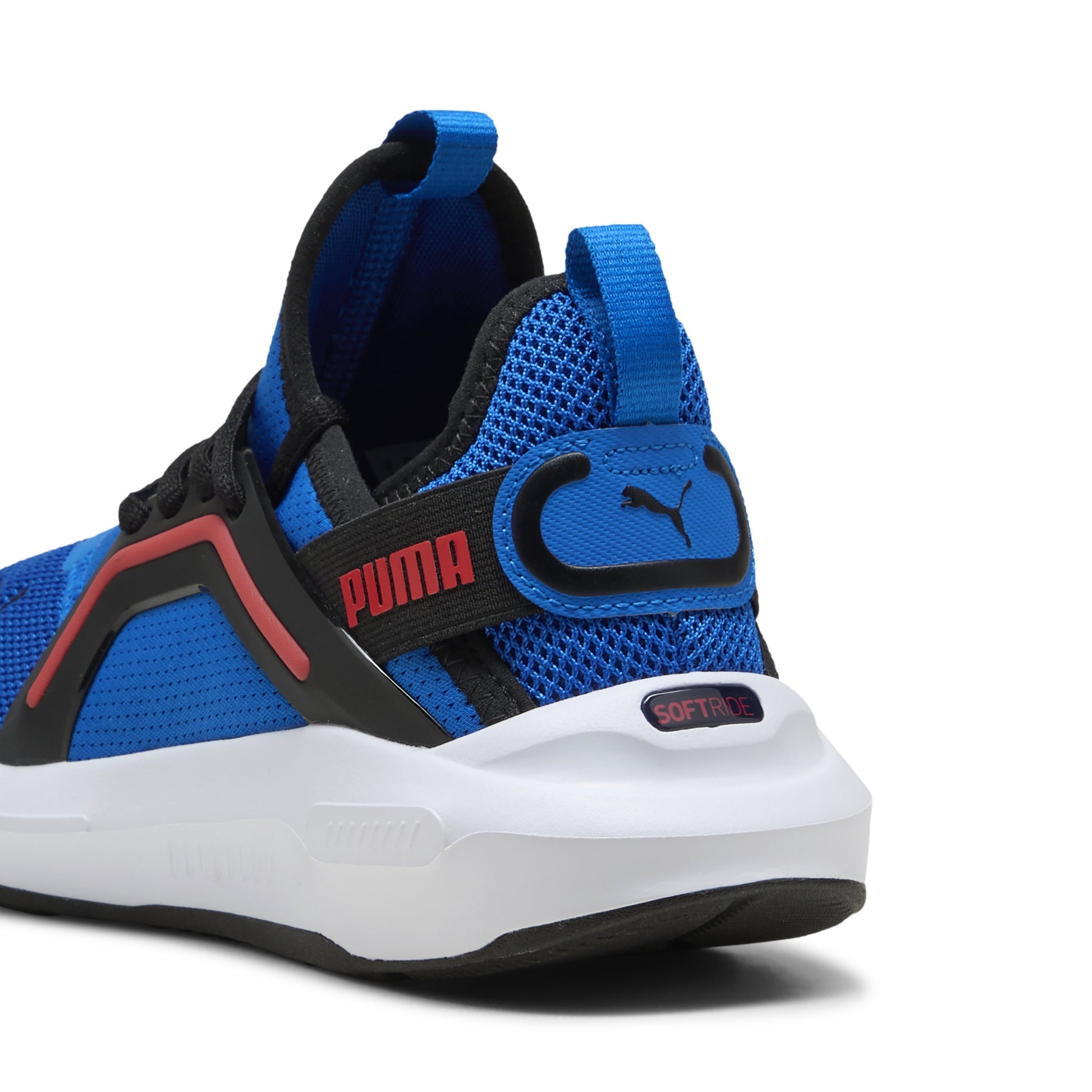 Puma Junior Softride Enzo Royal/Red Sneaker Shoes
