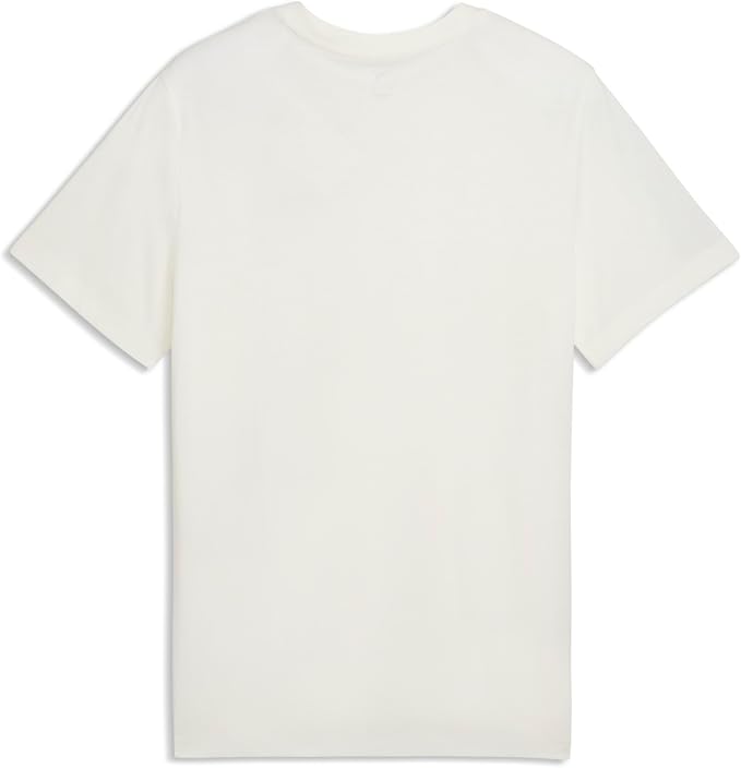 PUMA MEN'S ESSENTIALS 2 COLOUR SMALL LOGO OFF WHITE TEE