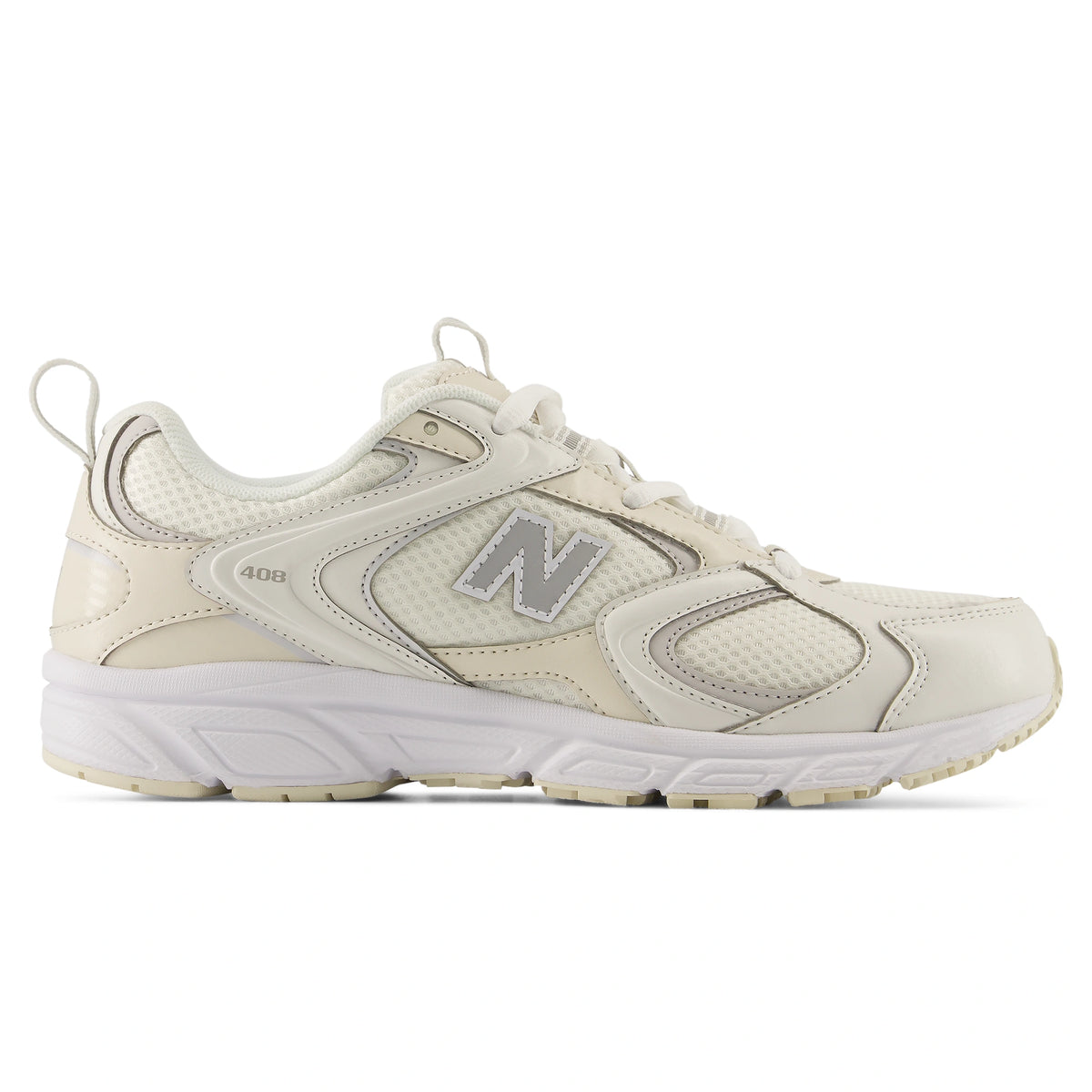 NEW BALANCE WOMEN'S 408V1 CREAM/WHITE SNEAKER SHOES