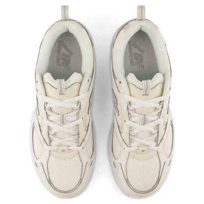 NEW BALANCE WOMEN'S 408V1 CREAM/WHITE SNEAKER SHOES