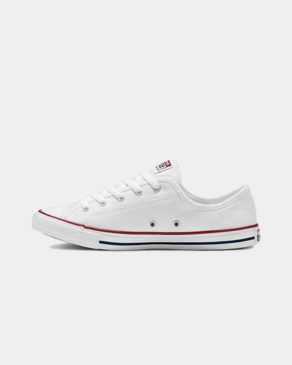 Converse Womens Chuck Taylor All Star Dainty Low Top White Shoes