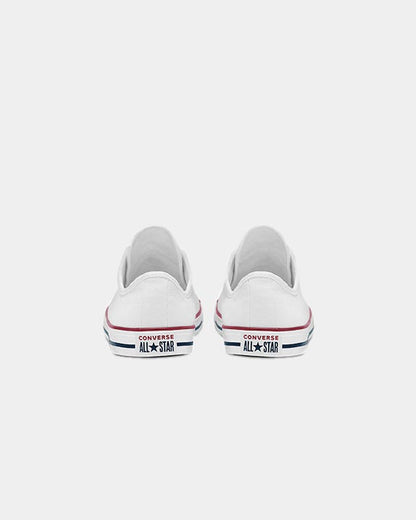 Converse Womens Chuck Taylor All Star Dainty Low Top White Shoes