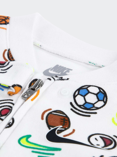 Nike Kid's Sportball Coverall White Onesie