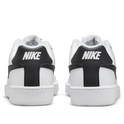 NIKE MEN'S COURT ROYALE WHITE/BLACK SNEAKER SHOES