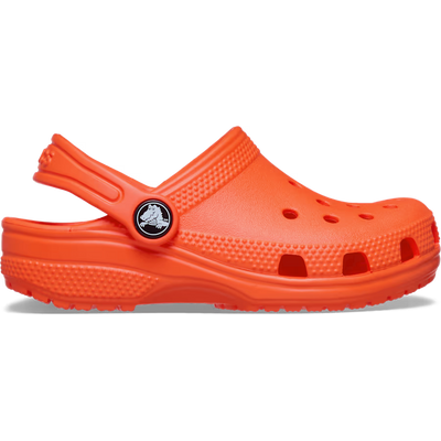 CROCS KID'S CLASSIC SHOCKING ORANGE CLOG