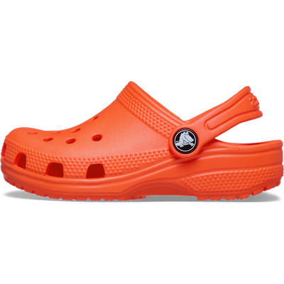 CROCS KID'S CLASSIC SHOCKING ORANGE CLOG