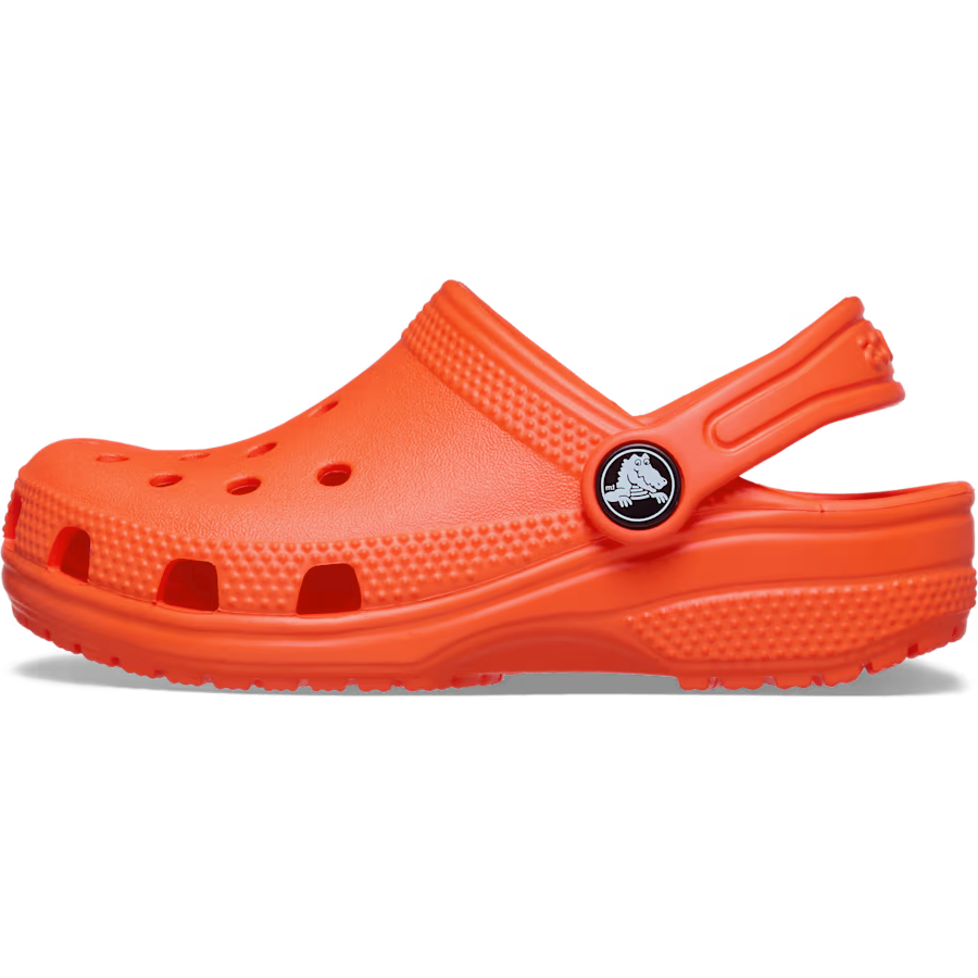 CROCS KID'S CLASSIC SHOCKING ORANGE CLOG