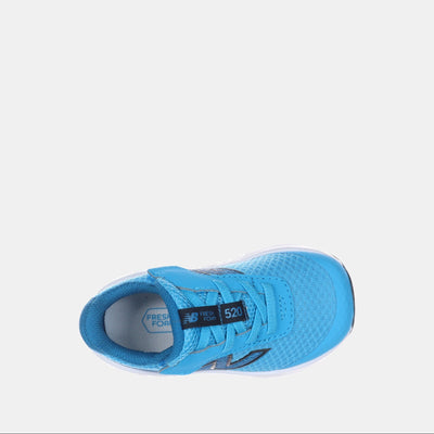 NEW BALANCE KID'S 520 BLUE/WHITE RUNNING SHOES