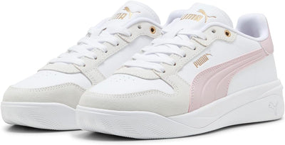 PUMA WOMEN'S COURT BAE OG WHITE/PINK SNEAKER SHOES