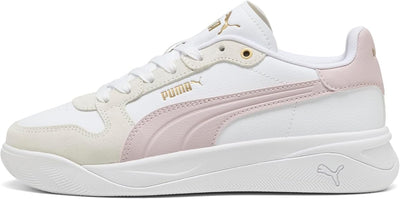 PUMA WOMEN'S COURT BAE OG WHITE/PINK SNEAKER SHOES