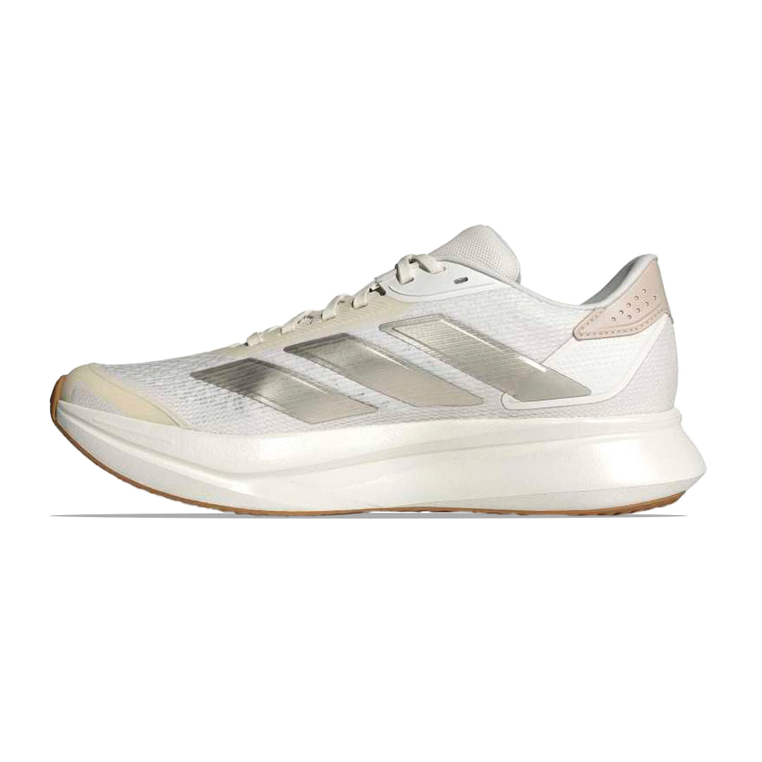 ADIDAS MEN'S DURAMO SL 2 WHITE/METALLIC RUNNING SHOES
