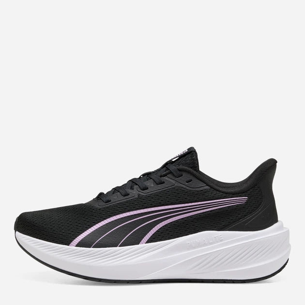 PUMA WOMEN'S DASHER LITE BLACK/MAUVE RUNNING SHOES