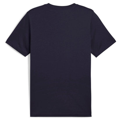 Puma Men's Essentials 2 Colour Logo Navy Tee