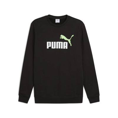 Puma Men's Essentials 2colour Logo Fleece Black Sweater