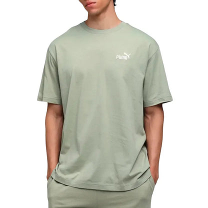 Puma Men's Essentials Small Logo No.1 Lux Army Tee