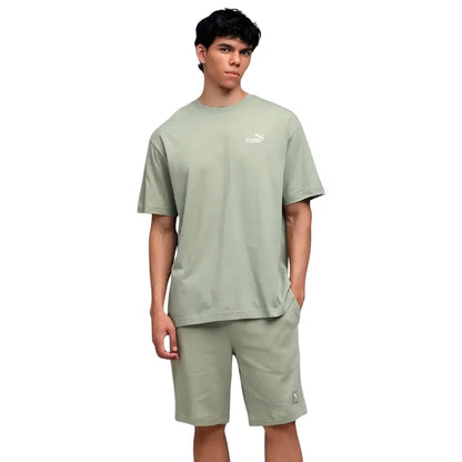 Puma Men's Essentials Small Logo No.1 Lux Army Tee