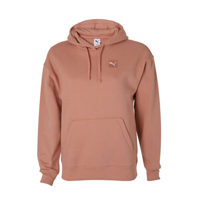 Puma Women's Essentials Fleece Peach Hoodie