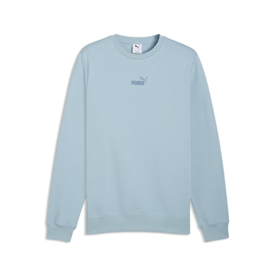 Puma Men's Essentials No. 1 Small Logo Fleece Crew Seafoam Sweatshirt